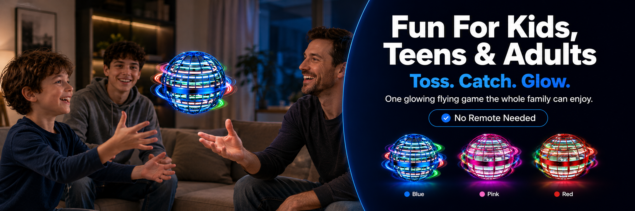 Cosmic Flying Orb Ball family activity toy