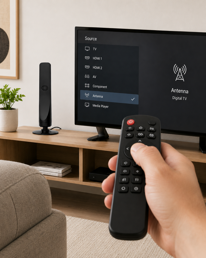 Sync the antenna with your TV