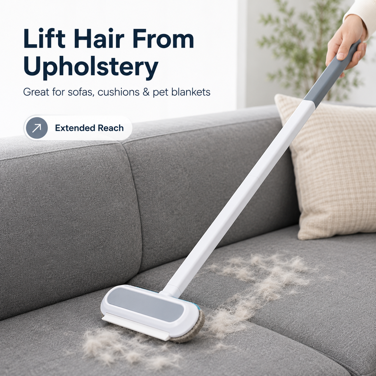 Upgraded Reusable Pet Hair Remover Brush