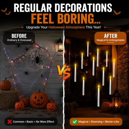 🕯️ Floating Halloween Candles