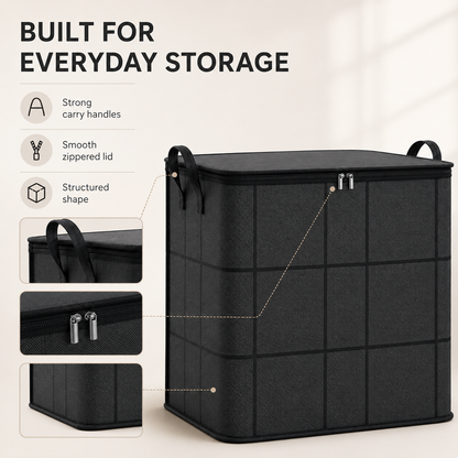 Spacious Storage Bag for Quilts, Bedding & Clothes