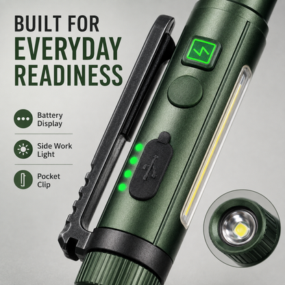 Multifunctional Pen-Shaped Strong Magnetic Work Light