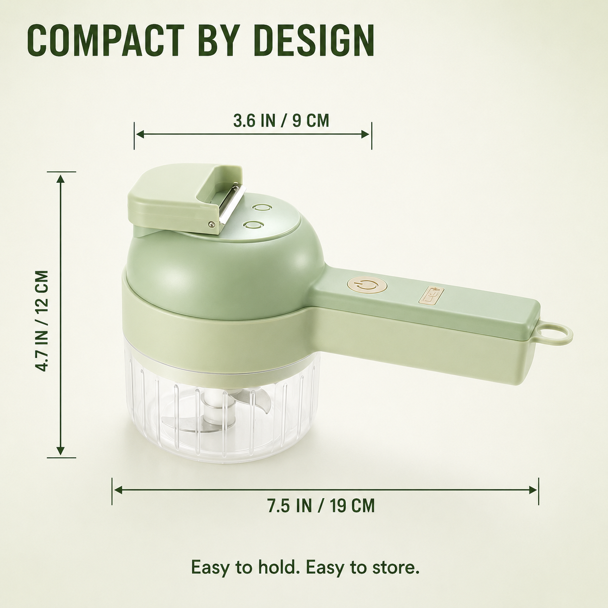 ✨4 in 1 Electric Vegetable Chopper Set, Electric Food Processor