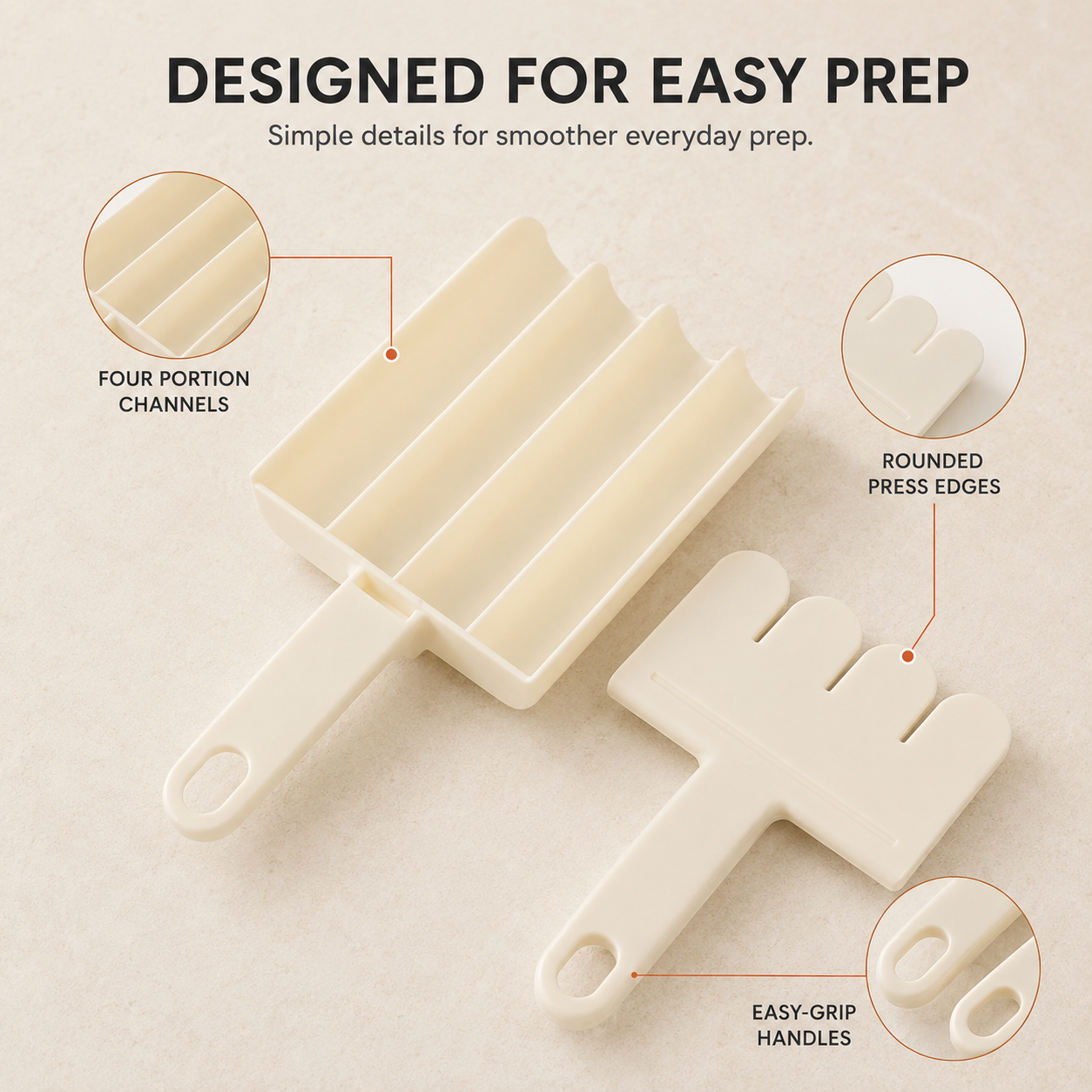4-at-a-Time Nonstick Meatball Maker Scoop – 2-Pack
