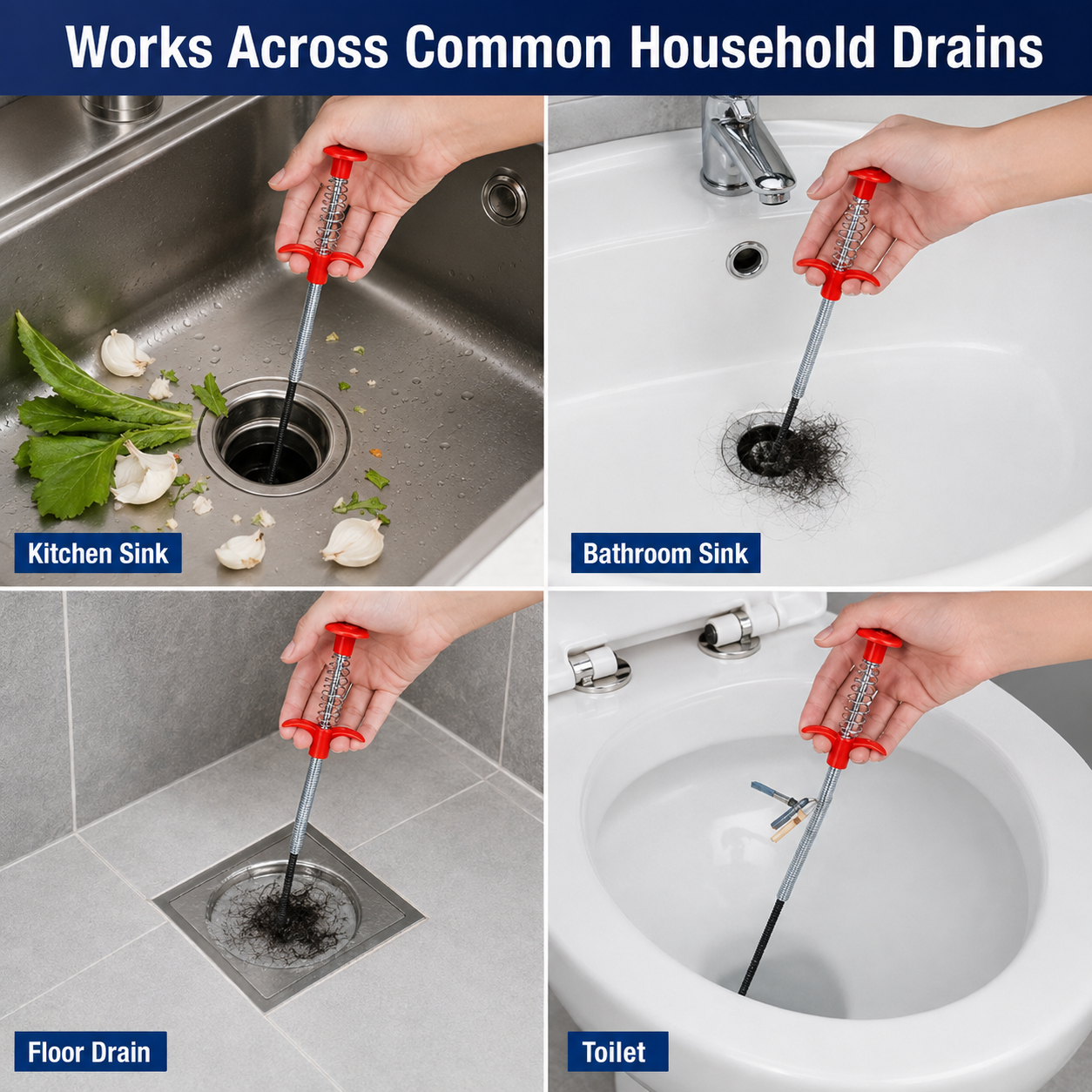 Professional Drain Clog Remover Tool