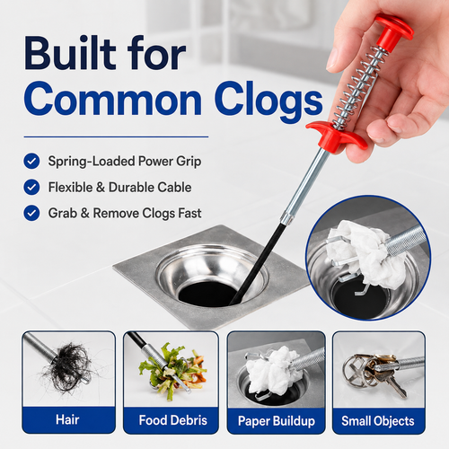 Professional Drain Clog Remover Tool