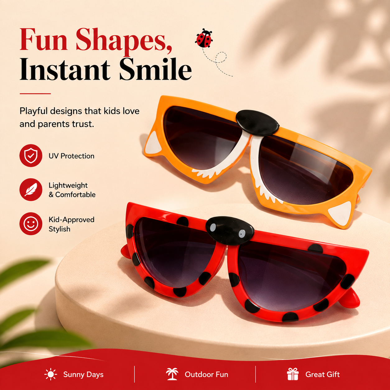 🐞 Playful Shades, Unforgettable Style