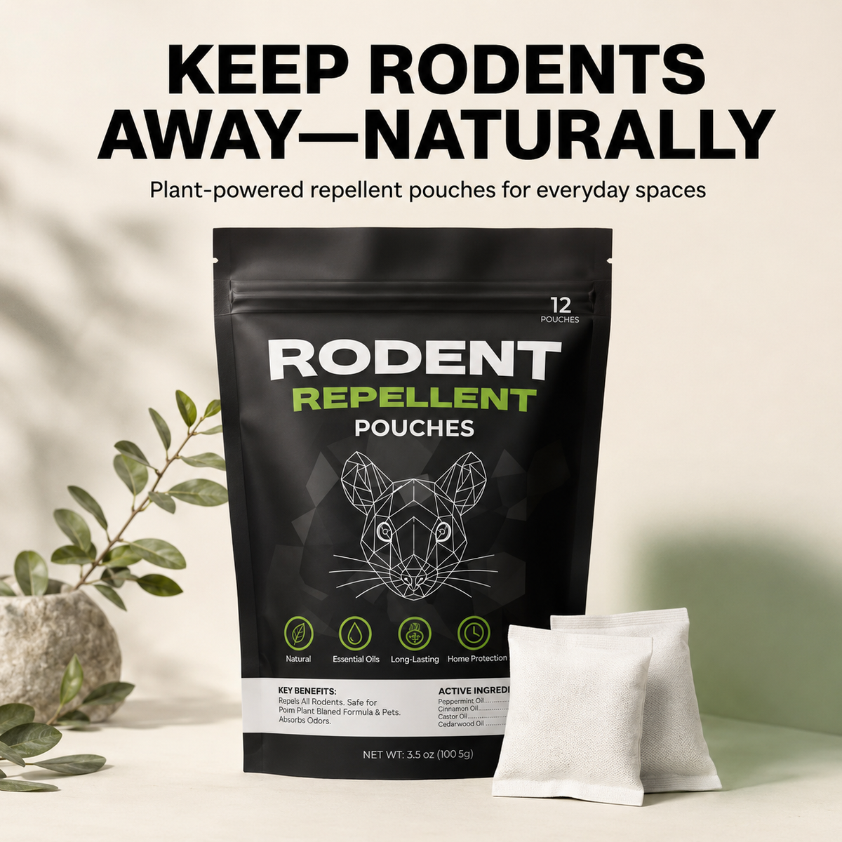 Place These Pouches - And Watch TheGophers Permanently Disappear