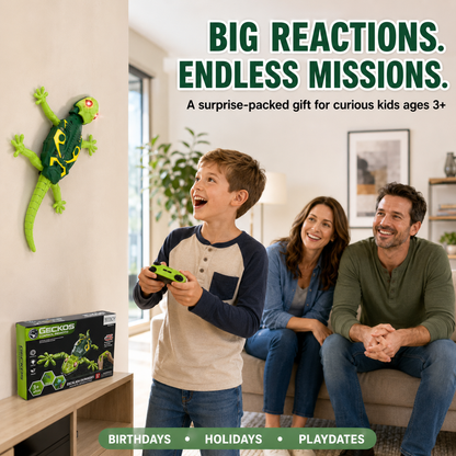 Wall-Climbing Remote Control Robotic Gecko