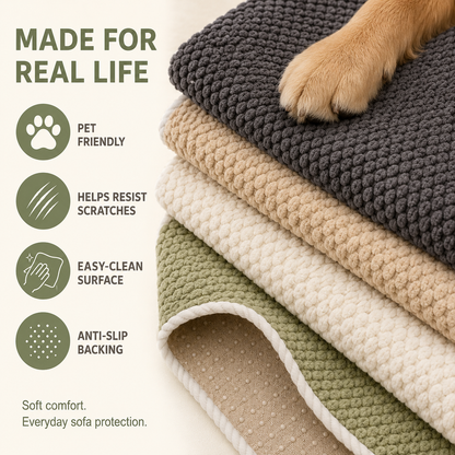 Removable Sofa Cover, Non-Slip Polyester