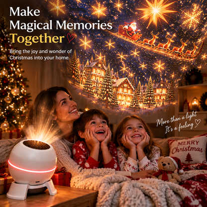 🎄 Magical Christmas Projection Night Light