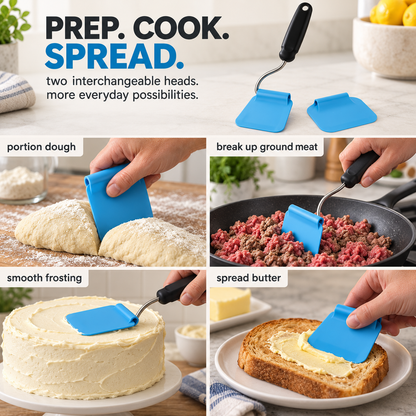 Spatula with adjustable angles