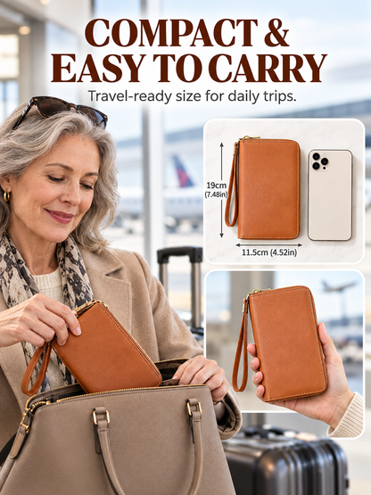 ✈️ Travel Deal – Zipper Passport Organizer
