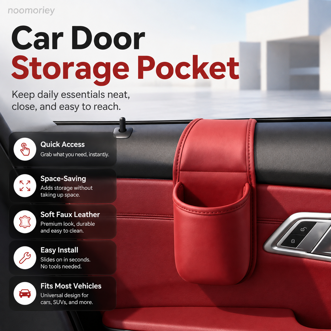 Car Door Storage Pocket Organizer