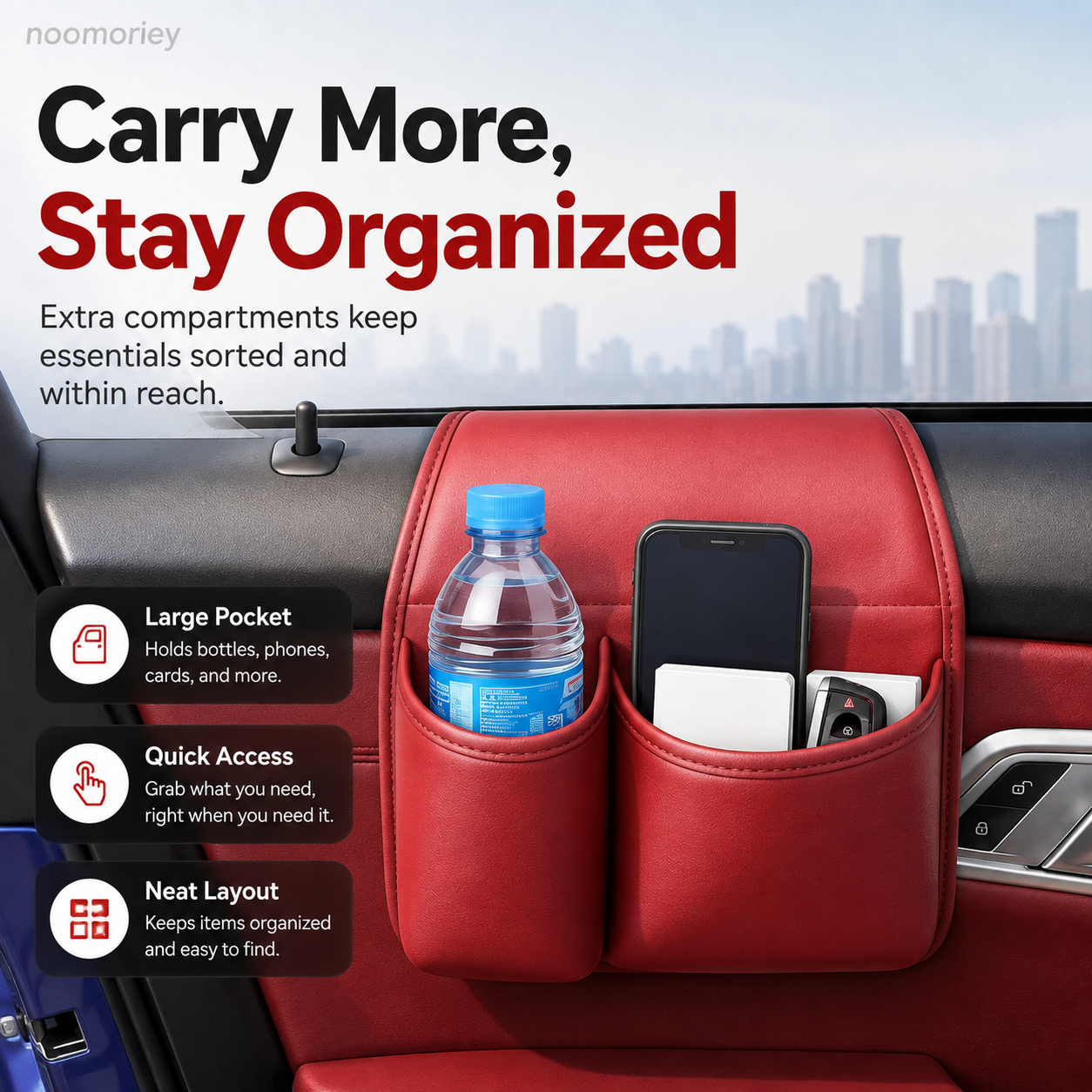 Car Door Storage Pocket Organizer