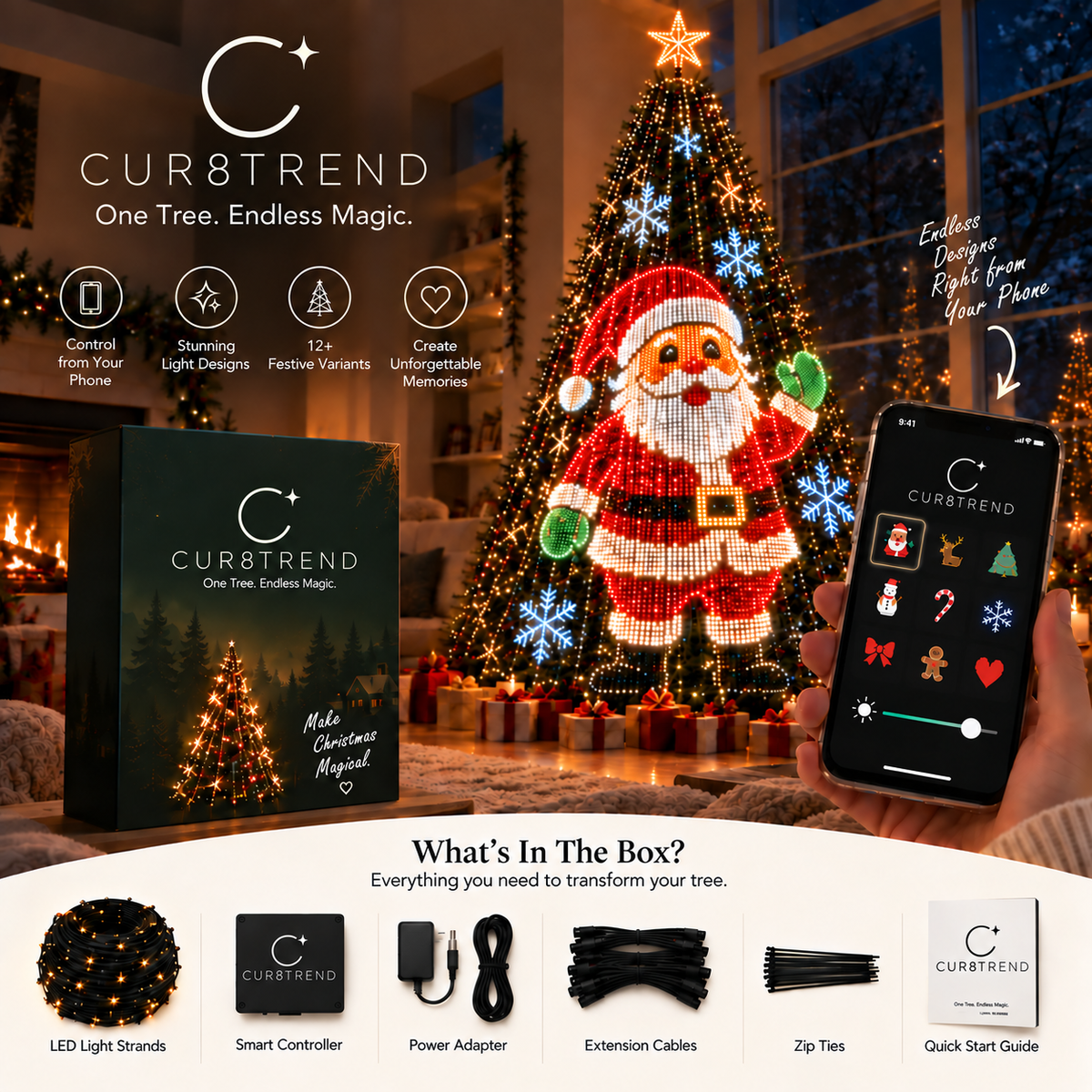 Smart Animated Christmas Tree Lights