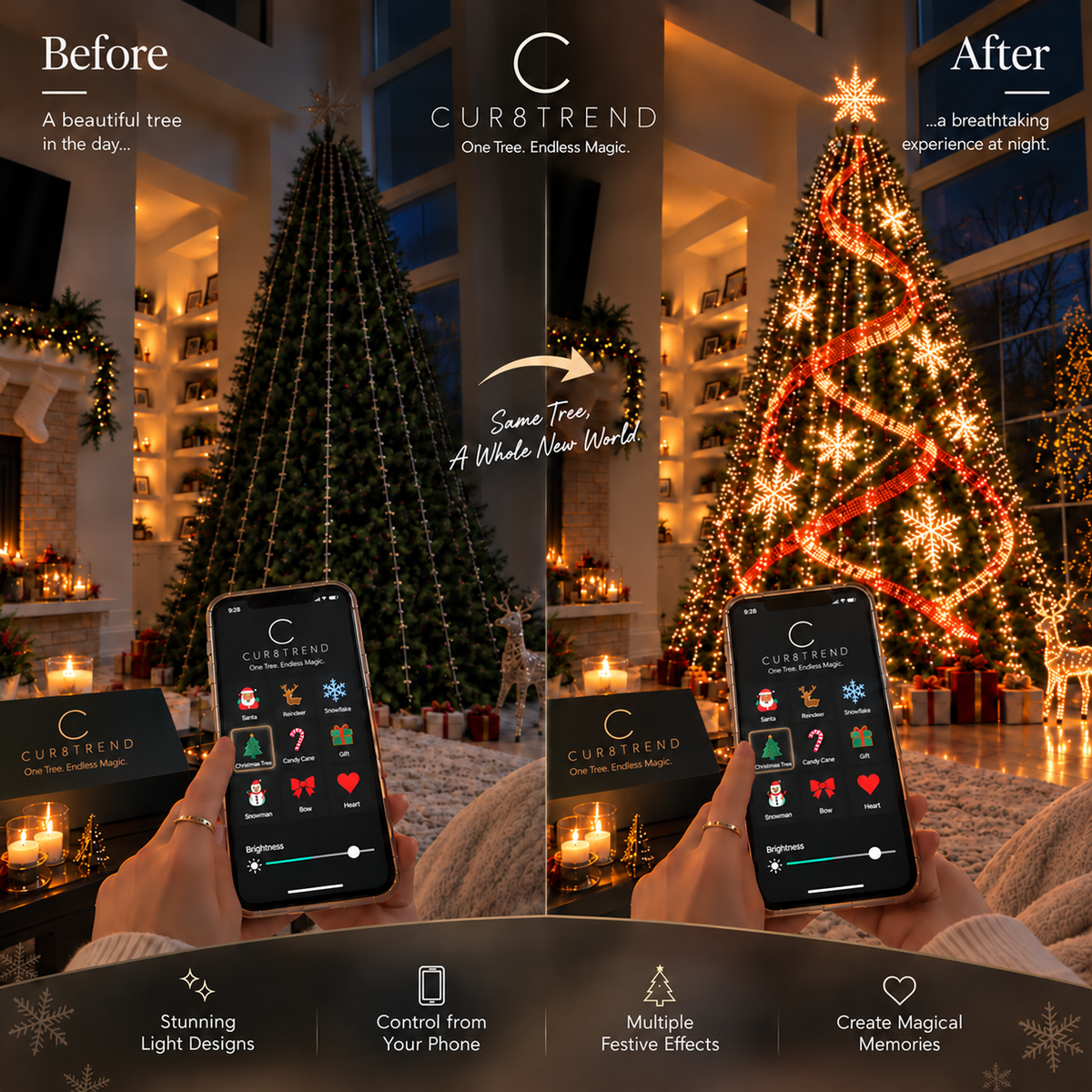 Smart Animated Christmas Tree Lights