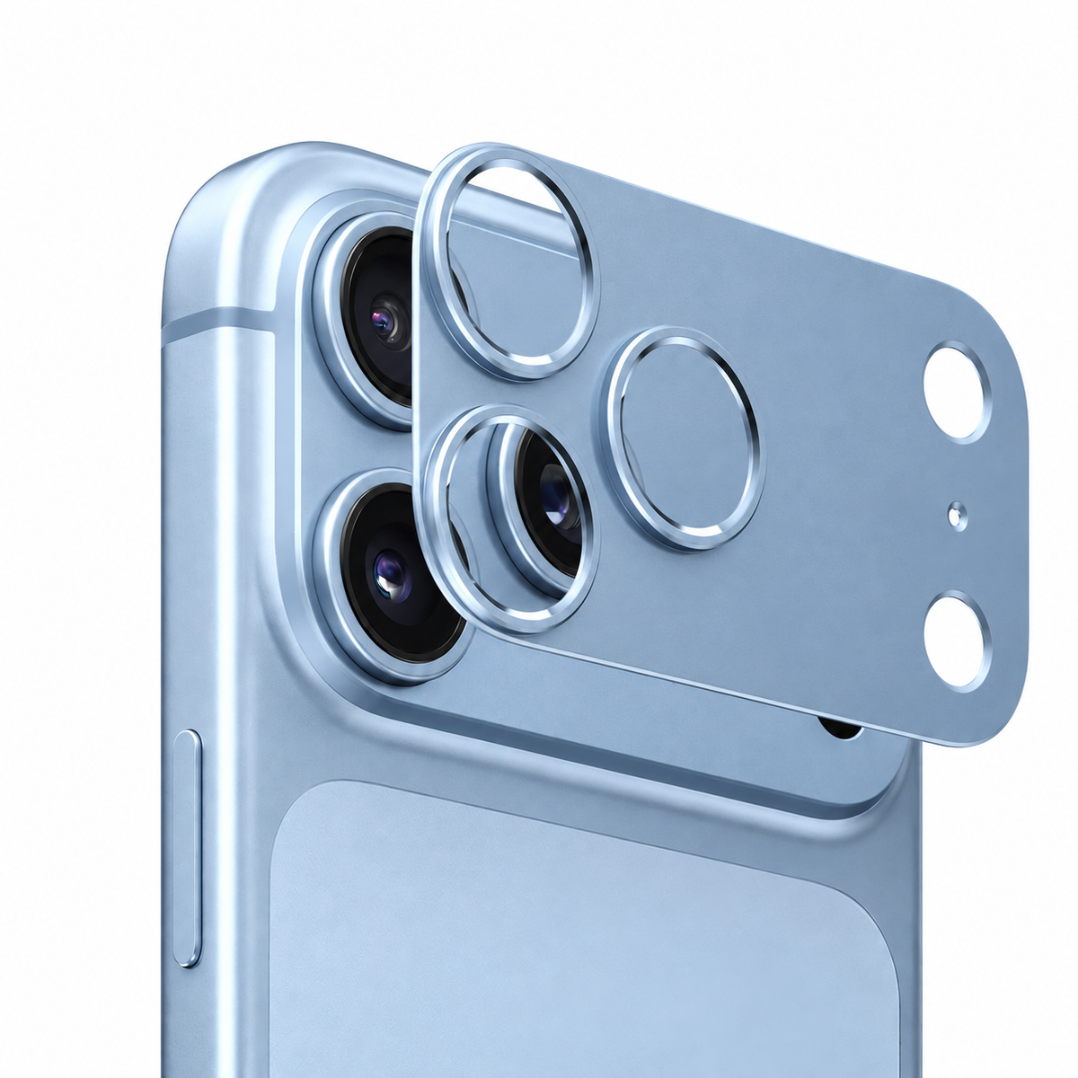 iPhone 18/17 Camera Lens Protector, 9H Tempered Glass AR Anti-Glare Full Coverage