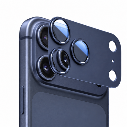 iPhone 18/17 Camera Lens Protector, 9H Tempered Glass AR Anti-Glare Full Coverage