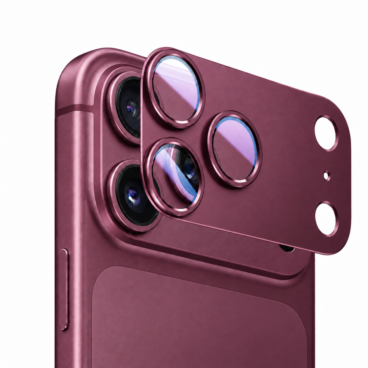 iPhone 18/17 Camera Lens Protector, 9H Tempered Glass AR Anti-Glare Full Coverage