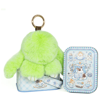 Bunny Lulu | Handmade Plush Rabbit Keychain