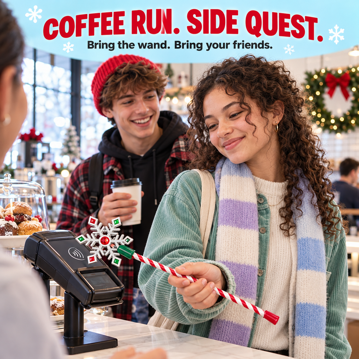 Christmas Tap-to-Pay Wand