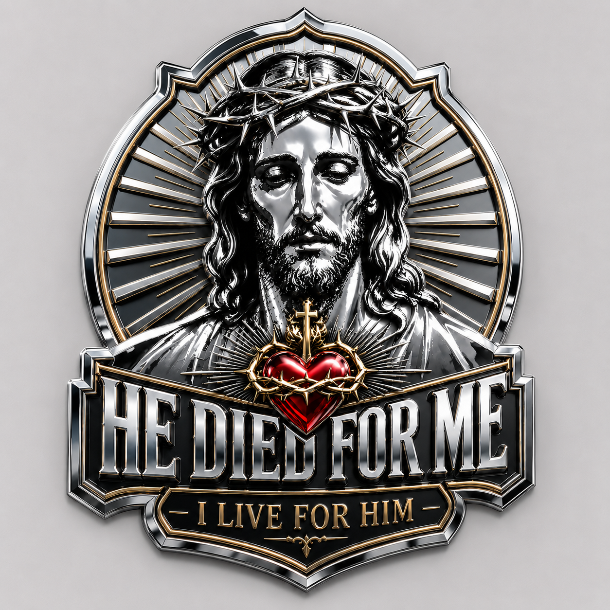 He Died For Me Emblem