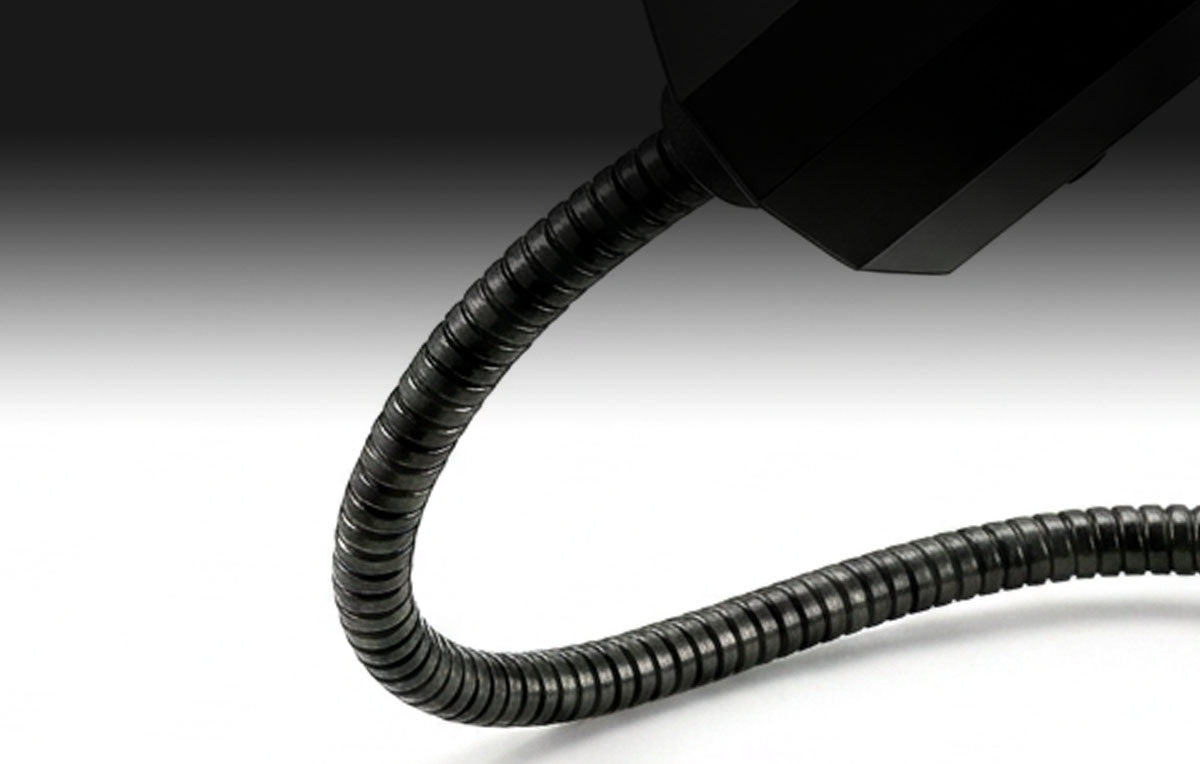 Flexible 360 degree projector neck adjusted upward