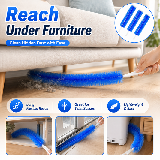 2 Counts Bendable Microfiber Head