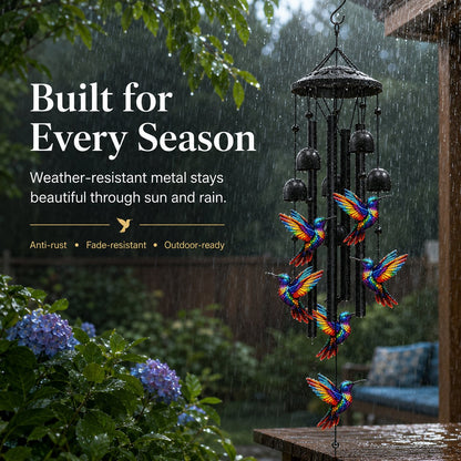 Vintage Metal Garden Wind Chime