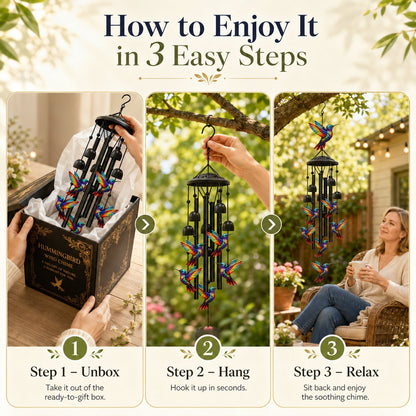 Vintage Metal Garden Wind Chime