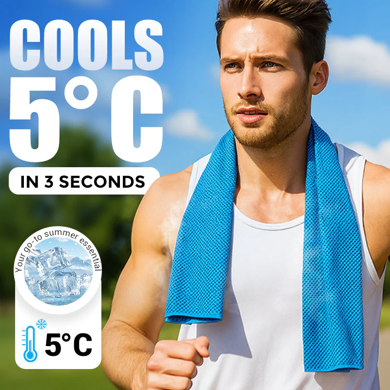 Absorbent Cooling Towel, Can Be Used Anytime, Anywhere!