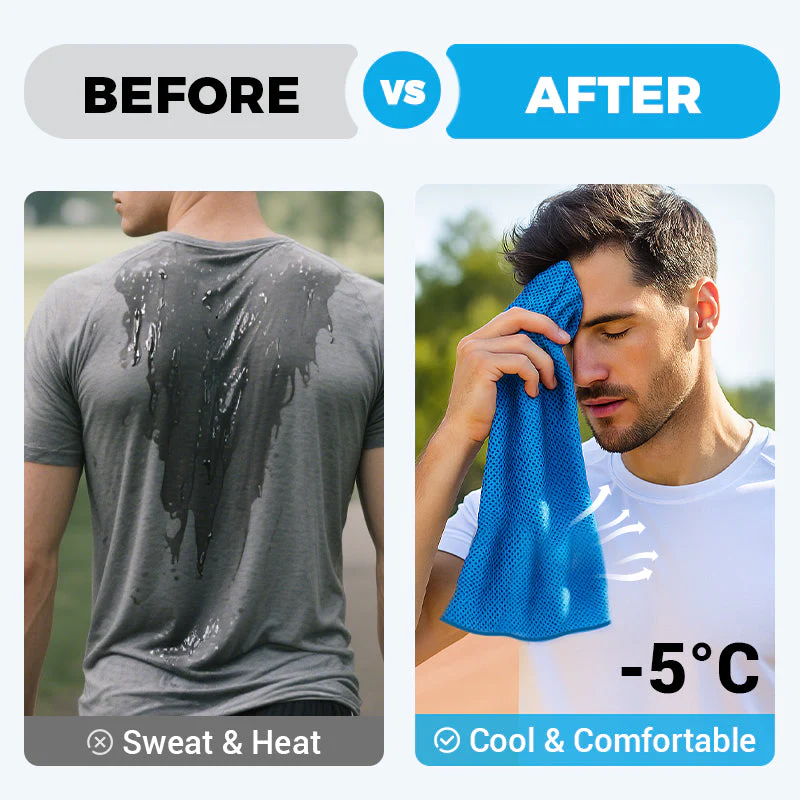 Absorbent Cooling Towel, Can Be Used Anytime, Anywhere!