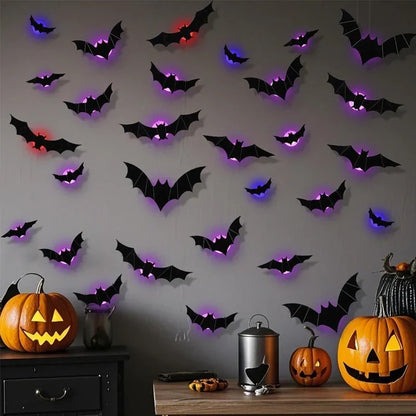 3D LED Bat Wall Decorations