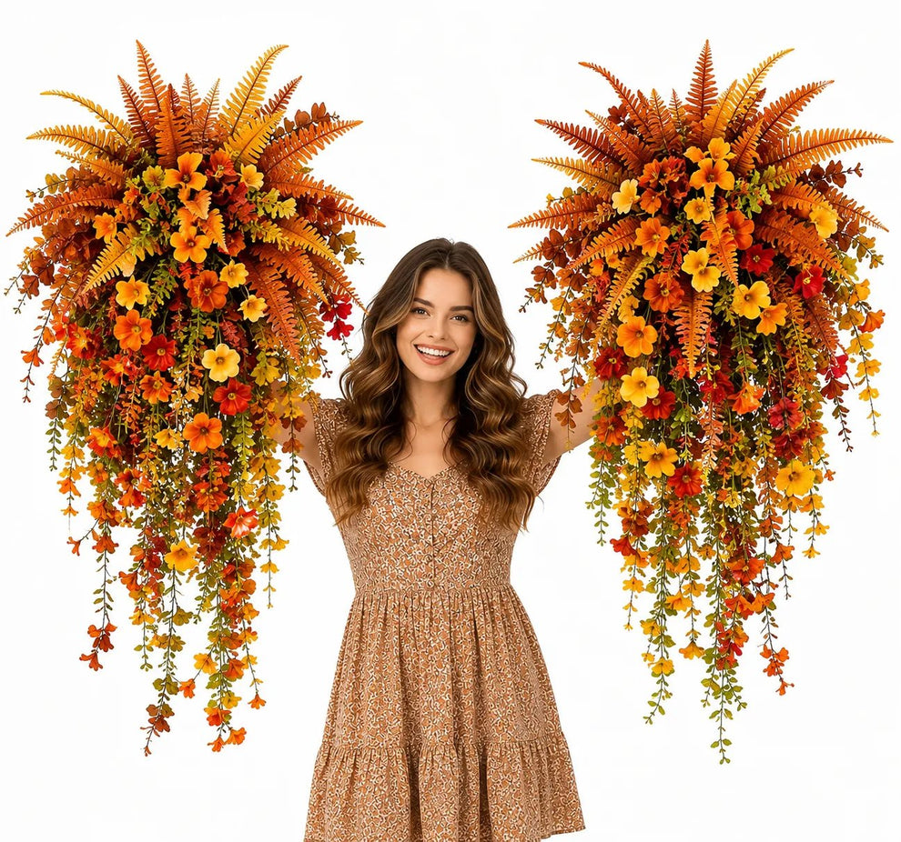Artificial Fern for Autumn Outdoor Decor