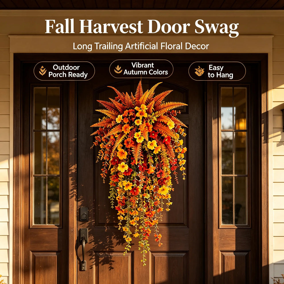 Artificial Fern for Autumn Outdoor Decor