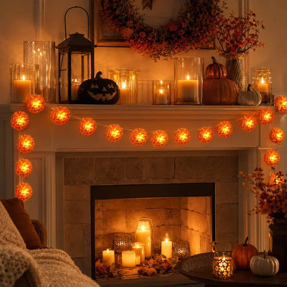 🌼USB Charging Lighted Marigold Garland