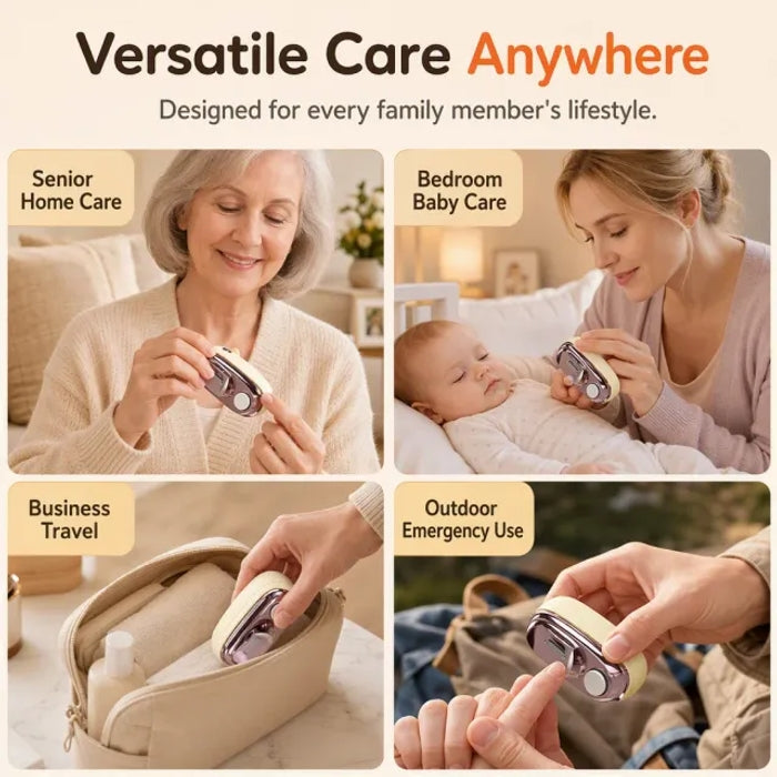 2-in-1 Smart Electric Nail Trimmer & Polisher for All Ages