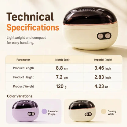 2-in-1 Smart Electric Nail Trimmer & Polisher for All Ages