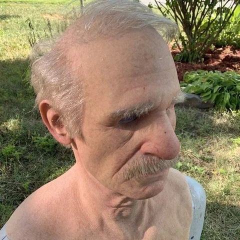 Realistic character mask lifestyle look