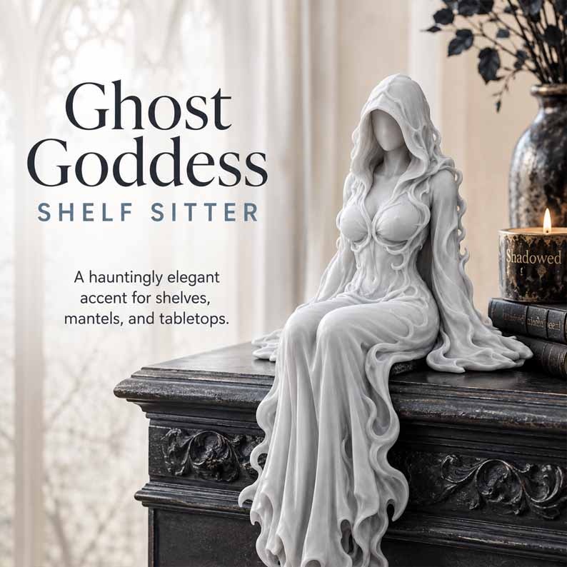 Ghost Goddess Shelf Sitter
