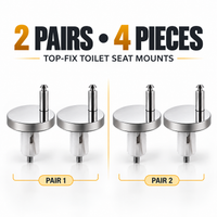Universal Toilet Seat Expansion Screw Bolts, Thickened Stainless Steel🔩