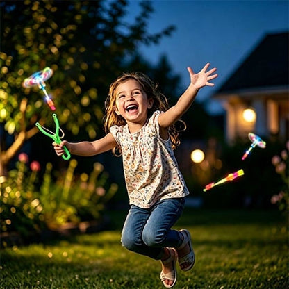 Illuminated Slingshot Flying Arrow
