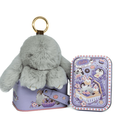 Bunny Lulu | Handmade Plush Rabbit Keychain