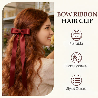 Magnetic Bow Ribbon Hair Clip