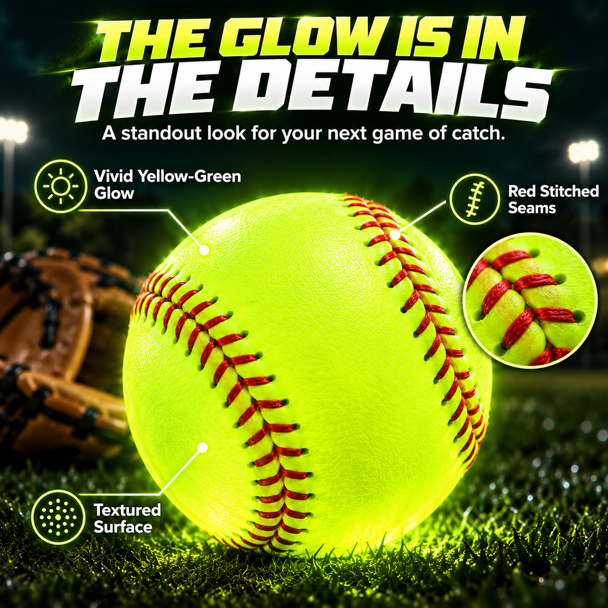 Glow Baseball for Brighter Game Nights