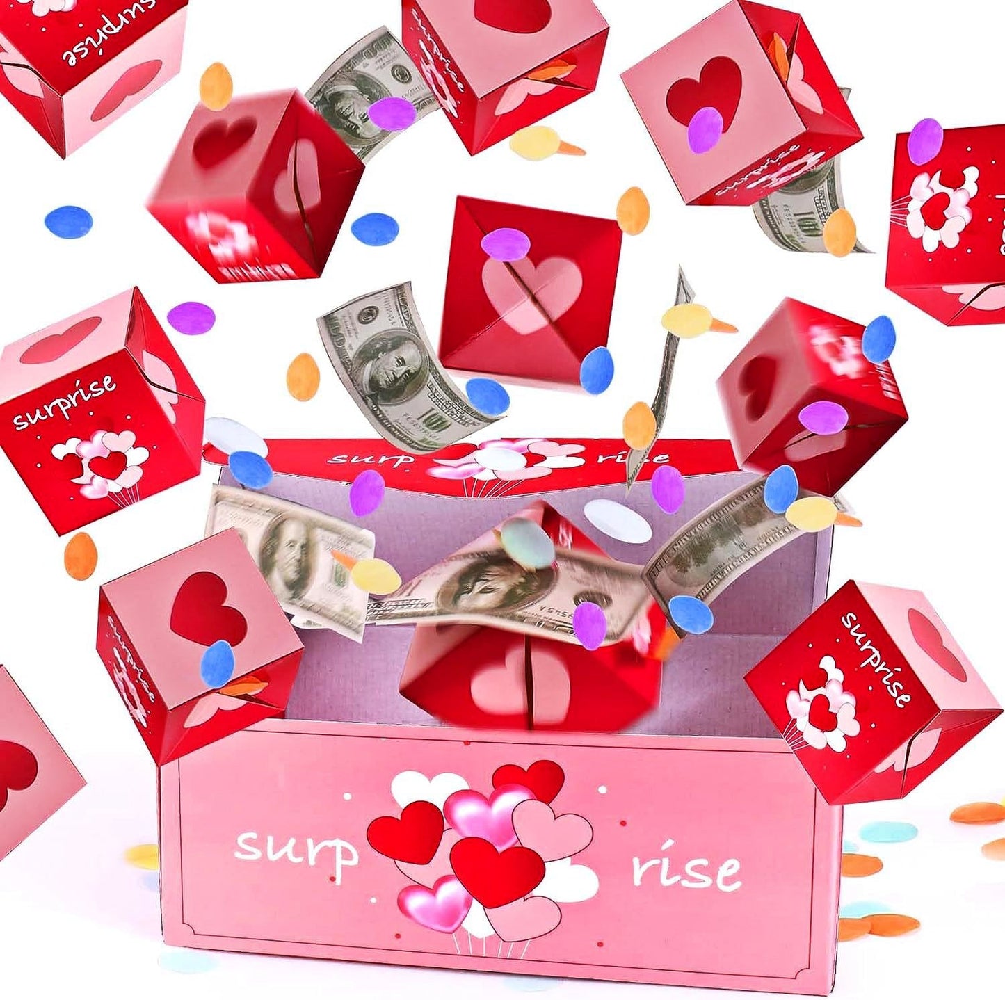 Surprise Pop-Up Gift Box with Flying Toys