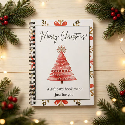 Christmas Gift Card Book