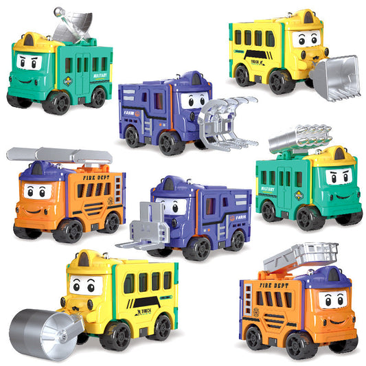 🚗✨Flip & Change Reverse Car | Cartoon Transformable Kids Toy