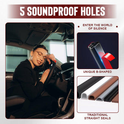 5-hole Automotive Dust-proof and Shock-absorbing Sealing Strip